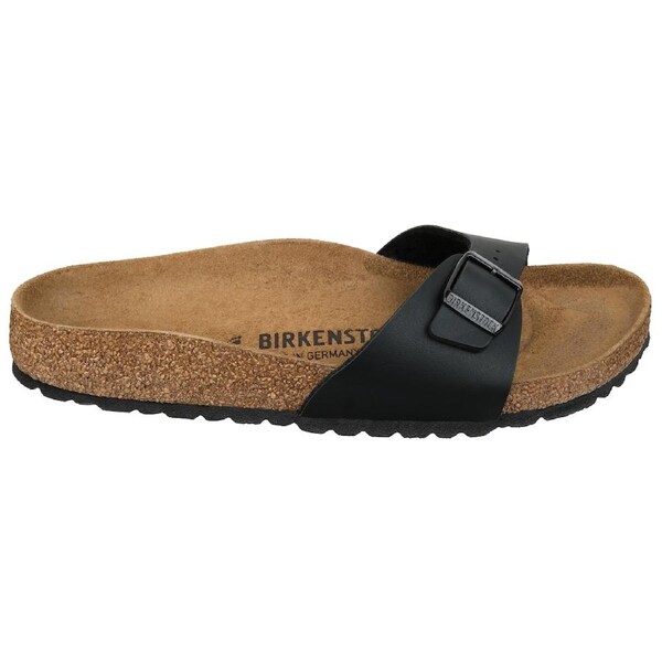 Birkenstock Unisex Madrid Birko-Flor Narrow Fit Sandals Black 39