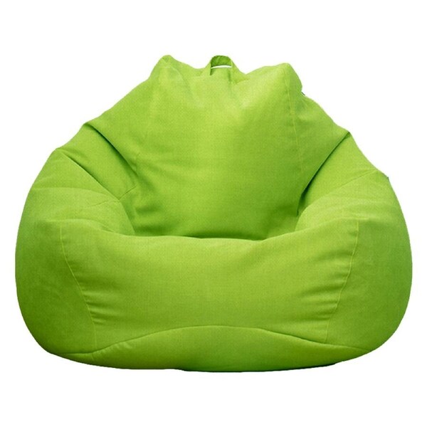 VIVVA 100X120CM Extra Large Bean Bag Chairs Sofa Cover Soft Indoor Lazy Lounger For Adults Light Green