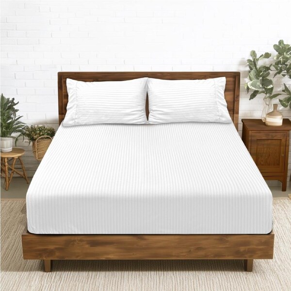 Ramesses Hotel Quality Jacquard Cooling Bamboo Blend Combo Set Double / Grey