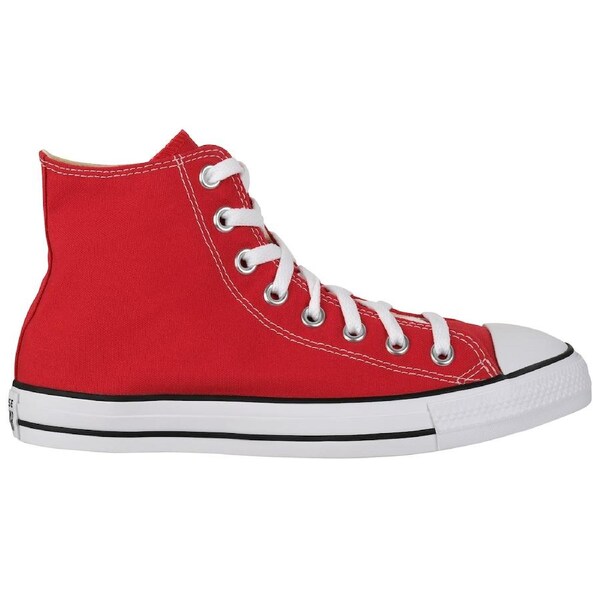 Converse Chuck Taylor All Star Unisex Hi-Top Red Sneakers (US 4-12) US Men's 4.5/Women's 6.5