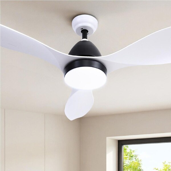 Devanti 48" 52" 64" Ceiling Fan AC DC Motor Fans Light LED Remote Control Model 12