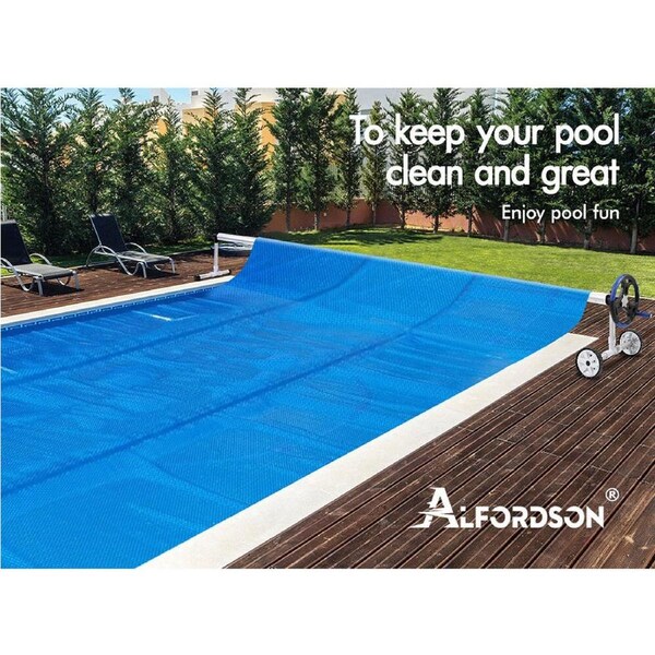 ALFORDSON Pool Cover 500 Microns Solar Blanket Swimming Isothermal Covers 6.5m x 3m