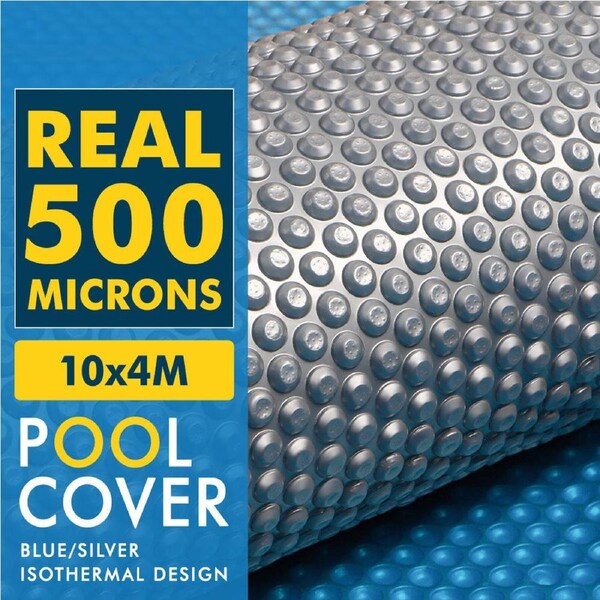 ALFORDSON Pool Cover 500 Microns Solar Blanket Swimming Isothermal Covers 10m x 4m