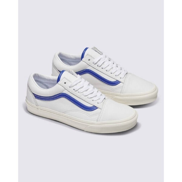 Vans Old Skool Leather White/Blue US M5/W6.5