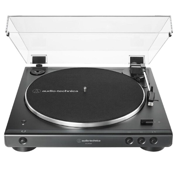 Audio-Technica LP60XBTBK Fully Automatic Wireless Belt-Drive Turntable - Black Black