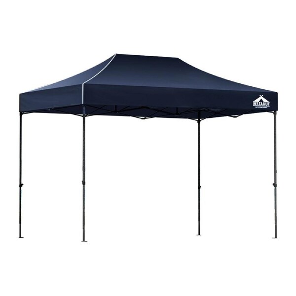 Instahut Gazebo Pop Up Marquee 3x3 3x4.5 3x6 Outdoor Folding Wedding Tent Canopy 3X4.5M Set 1 Navy