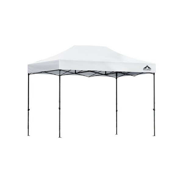 Instahut Gazebo Pop Up Marquee 3x3 3x4.5 3x6 Outdoor Folding Wedding Tent Canopy 3X4.5M Set 1 White