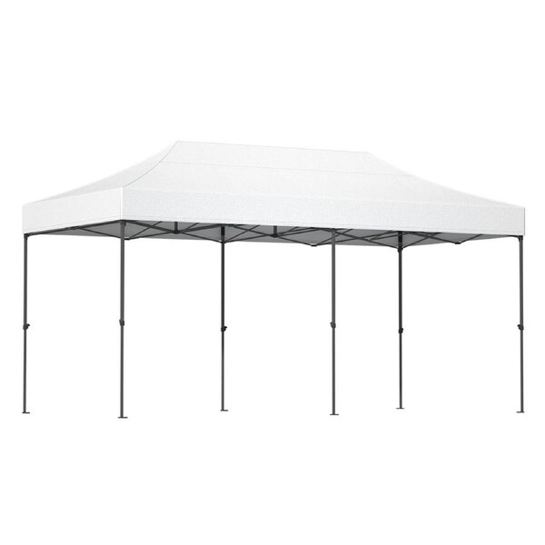 Instahut Gazebo Pop Up Marquee 3x3 3x4.5 3x6 Outdoor Folding Wedding Tent Canopy 3X6M Set 1 White