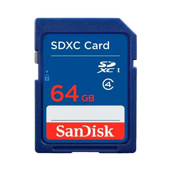 SanDisk 64GB Class 4 SDXC Flash Memory Card- SDSDB-064G-B35 Blue