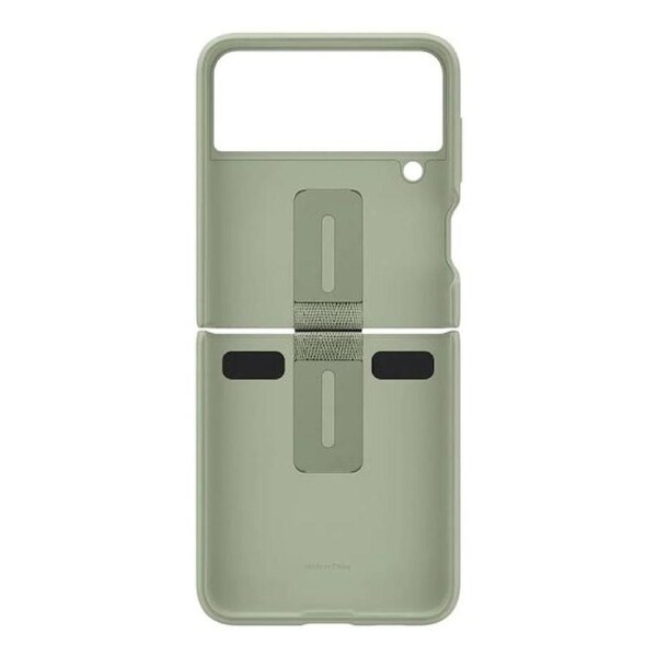 Samsung Galaxy Z Flip3 5G Silicone Cover with Ring - Olive Green Green