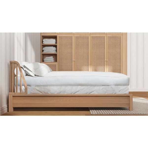 Ardor Thick 5000GSM Ball Fibre Cotton Mega Loft Bedding Mattress Topper Double