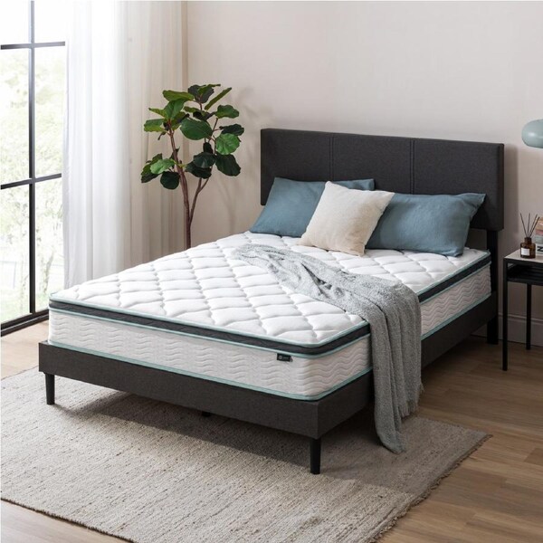 Zinus 25cm Bonnel Spring Mattress Queen