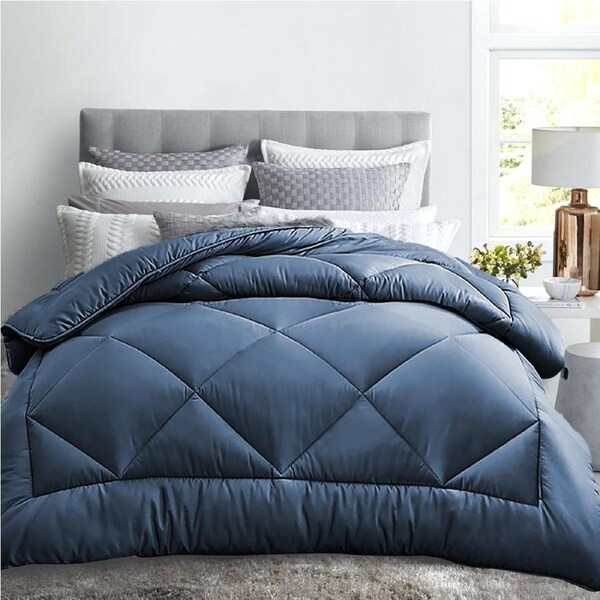 Aus Made Summer/200GSM or Winter/400GSM Soft Bamboo Blend Quilt in 3 Colors King Single / 400GSM/Blush