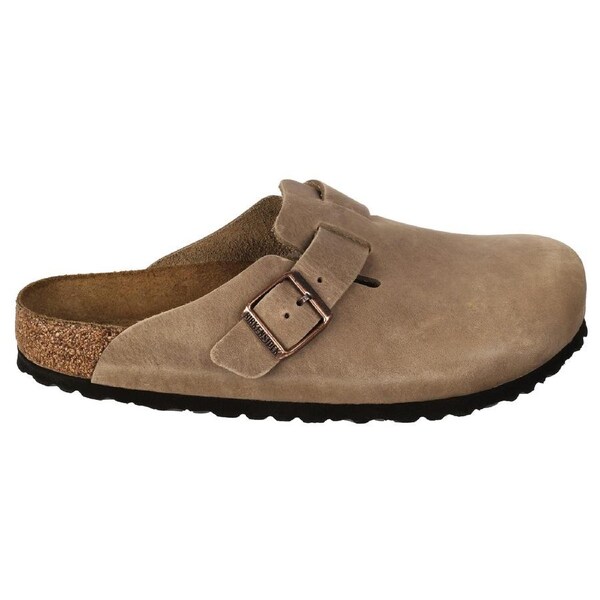 Birkenstock Unisex Boston SFB LEOI Regular Fit Clogs Tabacco Brown 44
