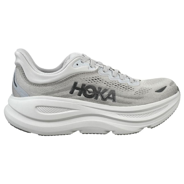 Hoka Women's Bondi 9 Running Shoes Stardust/Silver US Women's 9.5
