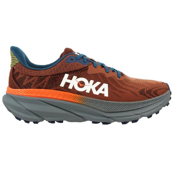 Hoka Men's Challenger ATR 7 All Terrain Running Shoes Mineral Brown/Asteroid US Men's 11.5