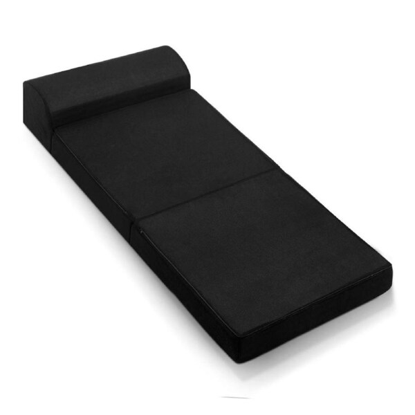 Giselle Bedding Foldable Mattress Folding Foam Mattresses Portable Single Size Model 2-Black