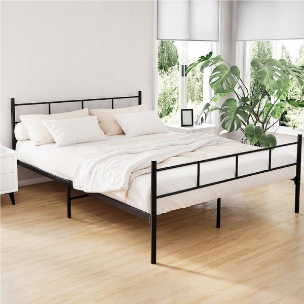 Artiss Metal Bed Frame SOL Bed Base(Single, King Single, Double, Queen) Queen