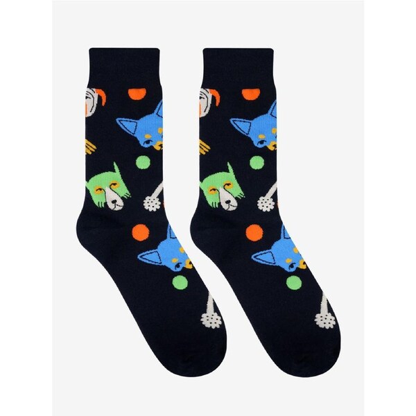 Advwin Dog Portrait Colorful Fun Socks Medium