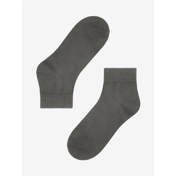 Advwin Unisex Charcoal Casual Comfy Ankle Socks Small