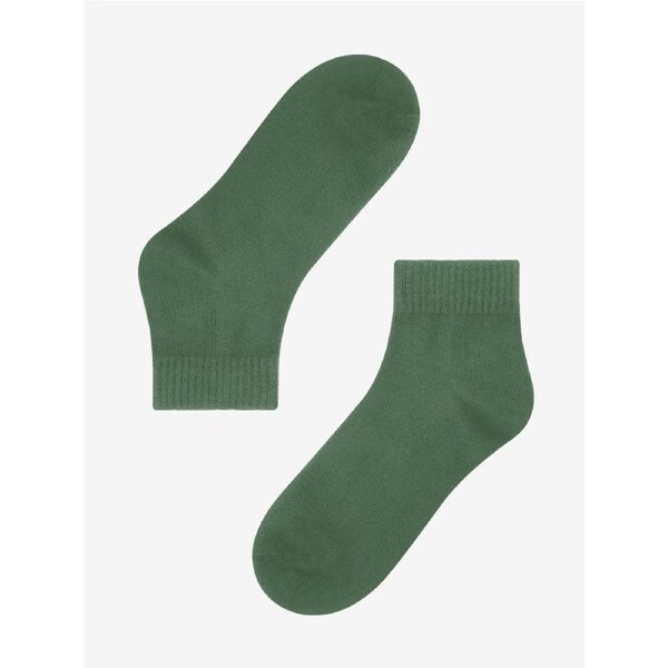 Advwin Unisex Green Casual Comfy Ankle Socks Small