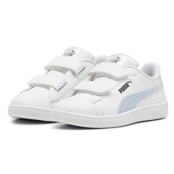 Puma Kids Smash 3.0 Holo 2.0 V PS White (US 11-3) US Kid's 1