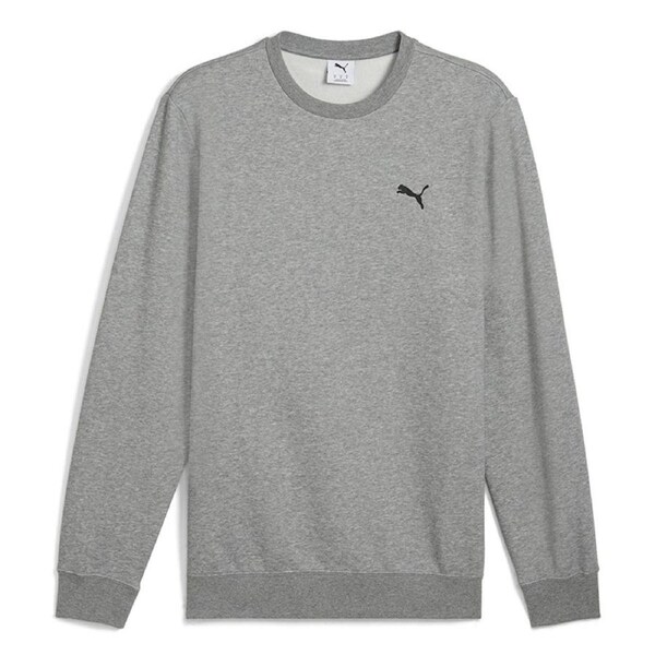 Puma Men's Essentials Crew Gray Heather M