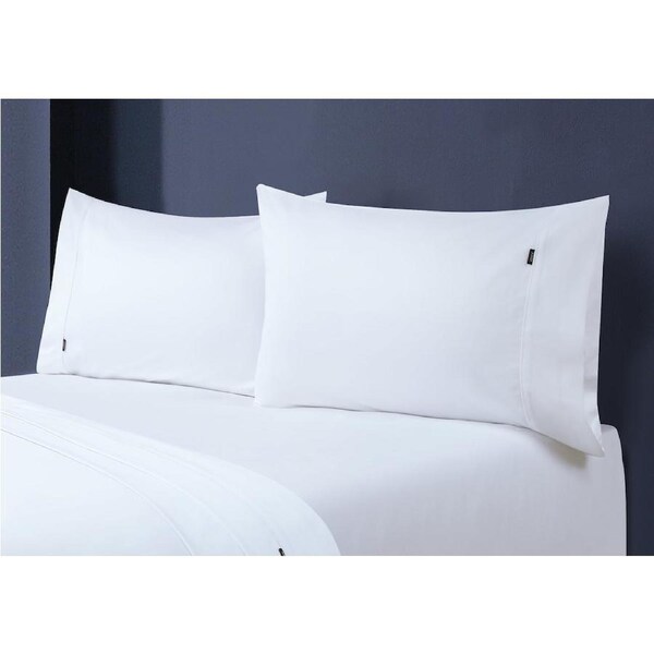 1000TC Pure Premium Egyptian Cotton Pillowcases Pair White