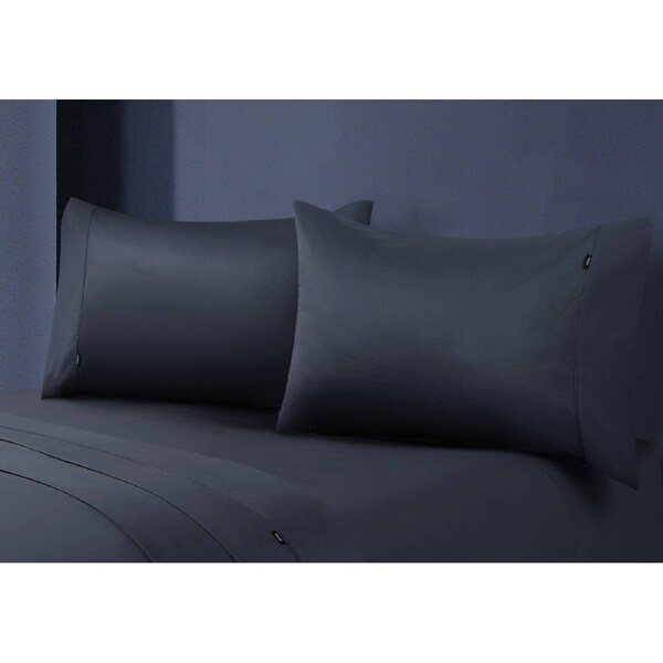 1000TC Pure Premium Egyptian Cotton Pillowcases Pair Charcoal