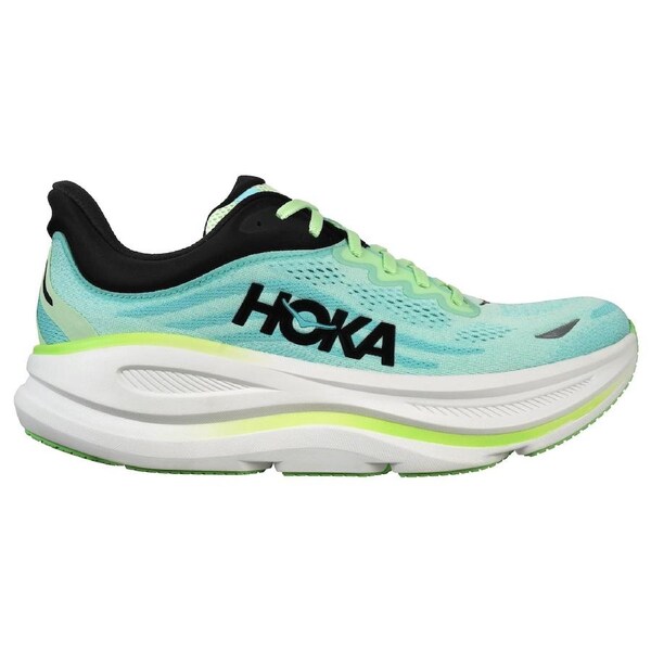 Hoka Men's Bondi 9 Running Shoes Luna Moth/Blue Spark US Men's 12