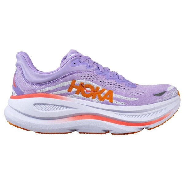 Hoka Women's Bondi 9 Running Shoes Aster Flower/Starlight Glow US Women's 7.5