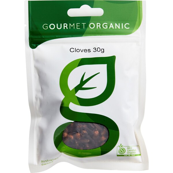 Gourmet Organic Whole Cloves 30g