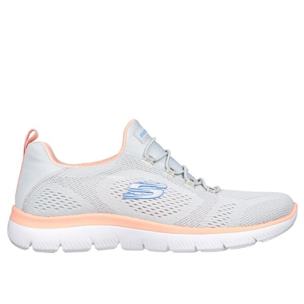 Skechers Women's Summits Perfect Views Sneakers Grey/Coral US Women's 7