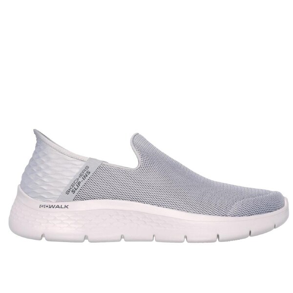 Skechers Men's GOwalk Flex No Hands Sneakers Light Grey US Men's 11