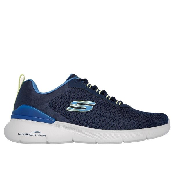 Skechers Men's Skech-Air Dynamight 2.0 Durron Sneakers Navy/Lime US Men's 12