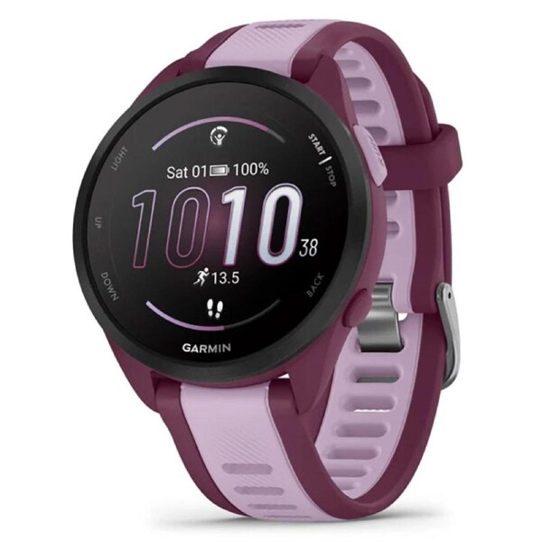 Garmin Forerunner 165 Music GPS Running Smartwatch Berry/Lilac