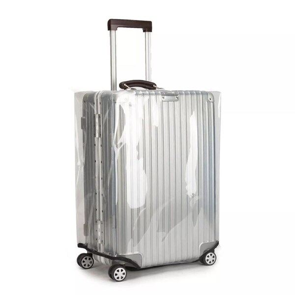 Full Transparent Luggage Protector Cover Waterproof PVC Trolley Suitcase Cover 22 Inch