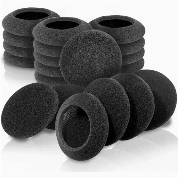 Ear Pads Replacement Sponge Cover Headphone Earphone Headset Foam Cushion - 10x 55mm