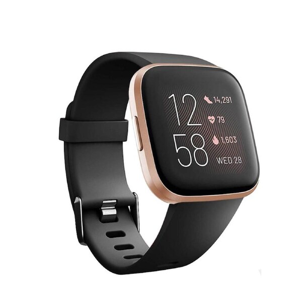 Fitbit Versa 2 Watch Replacement Band Black Large