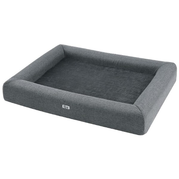 i.Pet Dog Bed Pet Cat Extra Large Calming Soft Sofa Foam Cushion Washable L XL L-dark grey