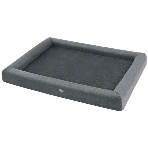 i.Pet Dog Bed Pet Cat Extra Large Calming Soft Sofa Foam Cushion Washable L XL XL-dark grey