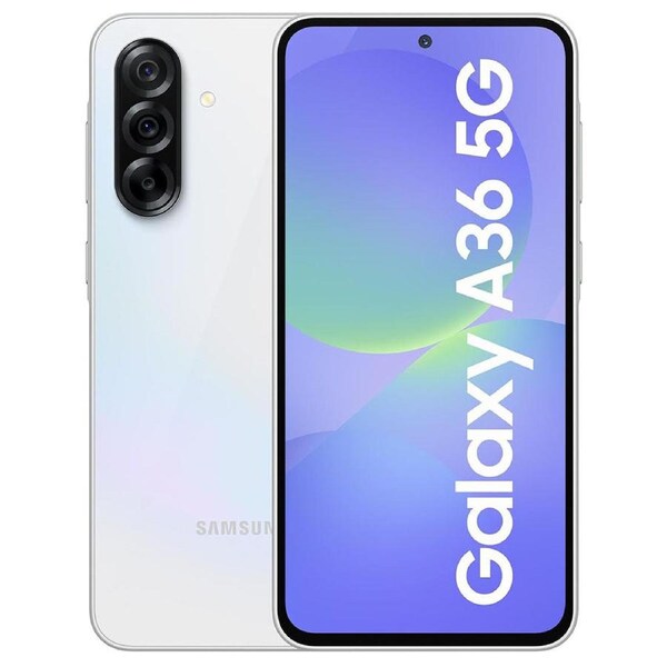 Samsung Galaxy A36 (Dual SIM 8GB RAM 128GB 5G) - International Model Awesome White