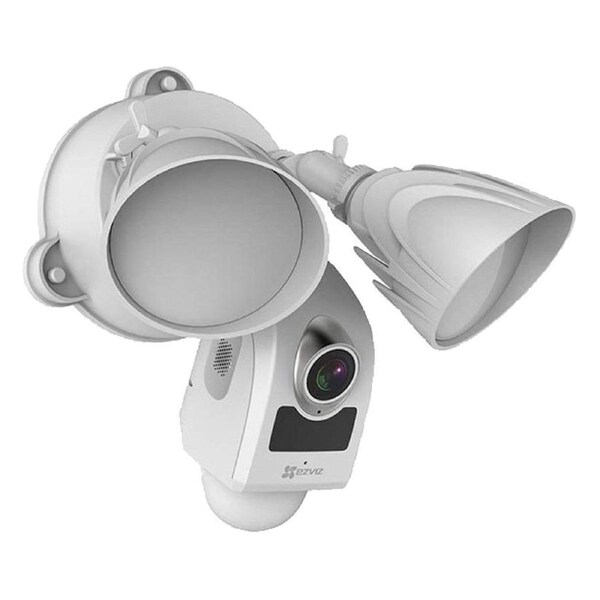 EZVIZ LC1C Security Camera and Floodlight Wireless Outdoor 1080p w Alarm CS-LC1C - White White