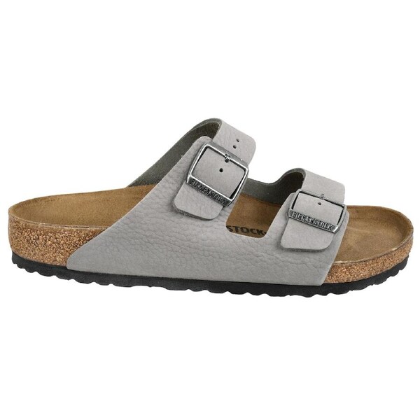 Birkenstock Unisex Arizona LENB Regular Fit Sandals Desert Buck/Whale Grey 45