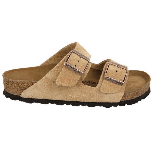 Birkenstock Unisex Arizona LEVE Regular Fit Sandals Desert Soil/Latte Cream 43