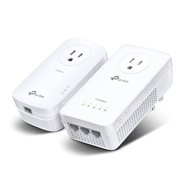 TP-Link TL-WPA8631PKIT AV1300 Gigabit Passthrough Powerline ac Wi-Fi Kit White