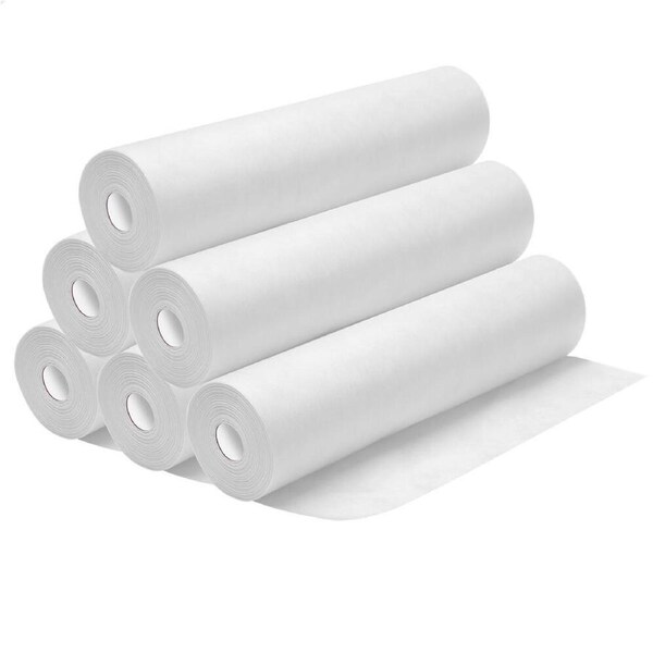 ALFORDSON Massage Table 3 Fold 65/75/85cm Foldable Portable Bed Aluminium Desk 300x Disposable Sheets - White