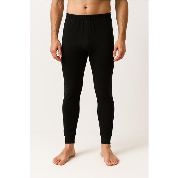 Mens Cotton Long John Thermal Pants Underwear Thermals Warm Winter Base Layer M