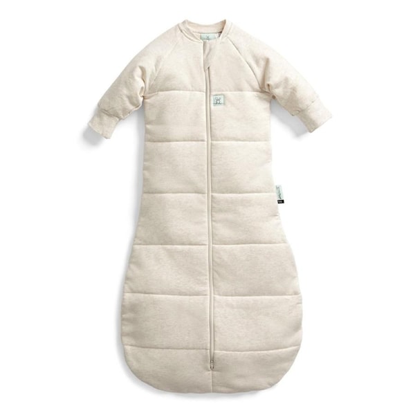 ergoPouch 3.5 TOG Jersey Sleeping Bag Long Sleeve Oatmeal Marle 8-24 Months