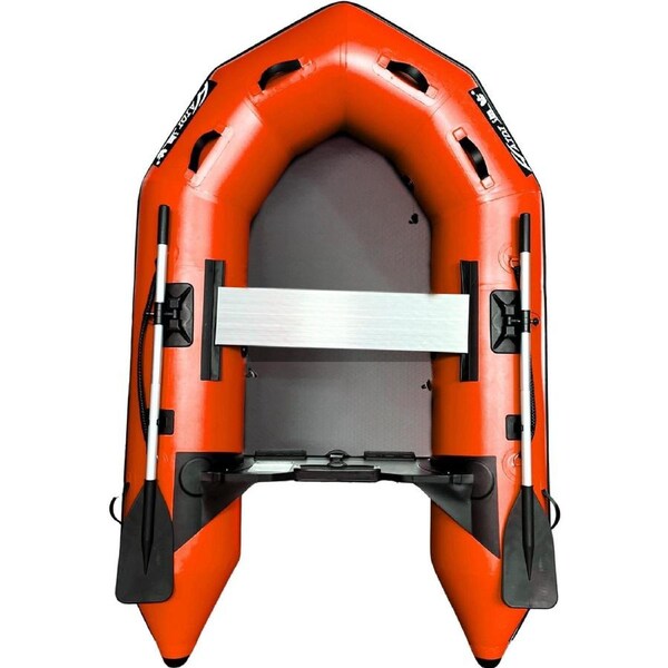 2.3M/3.0M/3.6M Inflatable Boat Dinghy Tender Pontoon Rescue & Dive Boat Fishing Boat with High-quality 3-layer 1.2mm PVC Hard Air-Deck Floor Red / IN-STORE PICKUP - 2.3M Boat